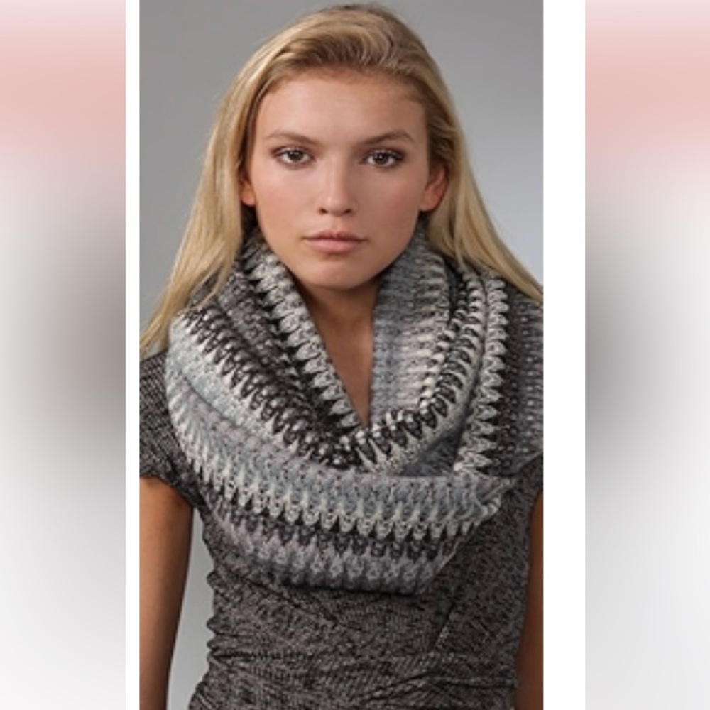Missoni Knit Scarf Grey